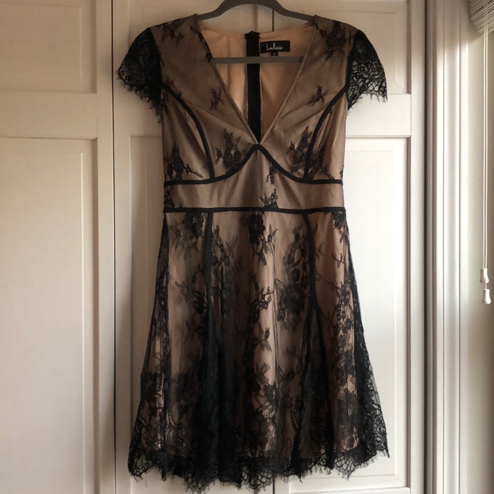 Lulus Liano Black Skater Dress